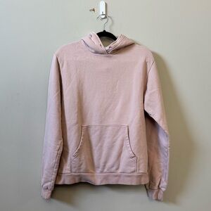 John Elliot cotton light pink pullover unisex hoodie